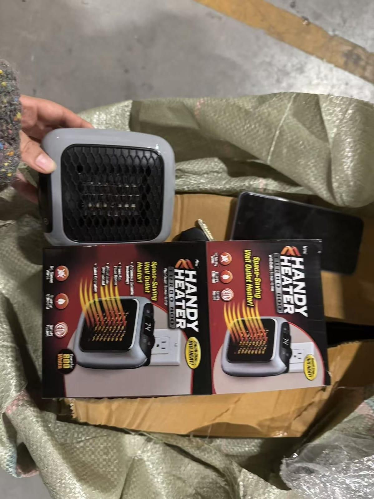 Portable Turbine indoor Heater / Portable Indoor Ceramic Space Heater / 12-Hour Timer, Auto Shut Off, Quiet – Plug In Wall for Office, Bedroom, Camping