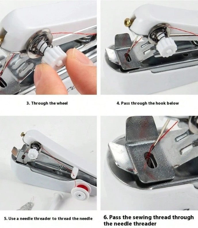 Mini Portable Hand Sewing Machine Stapler Style Sewing Tool