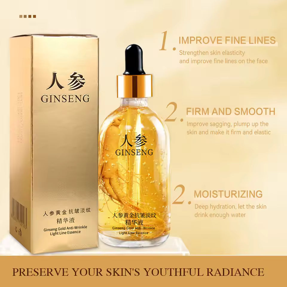 Ginseng Gold Polypeptide Anti-Ageing / Anti-wrinkle / Korean Anti-Ageing Essential Oil Serum