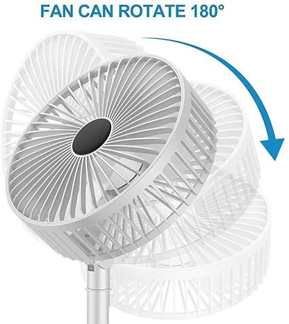 USB Fan / Powerful Rechargeable Adjustable AC DC Table Wall Fan / Mini Handheld Portable USB Fan