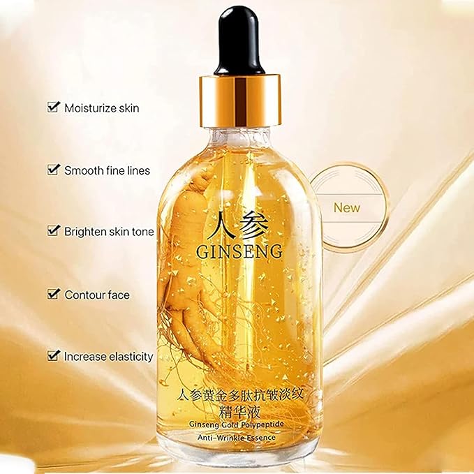 Ginseng Gold Polypeptide Anti-Ageing / Anti-wrinkle / Korean Anti-Ageing Essential Oil Serum