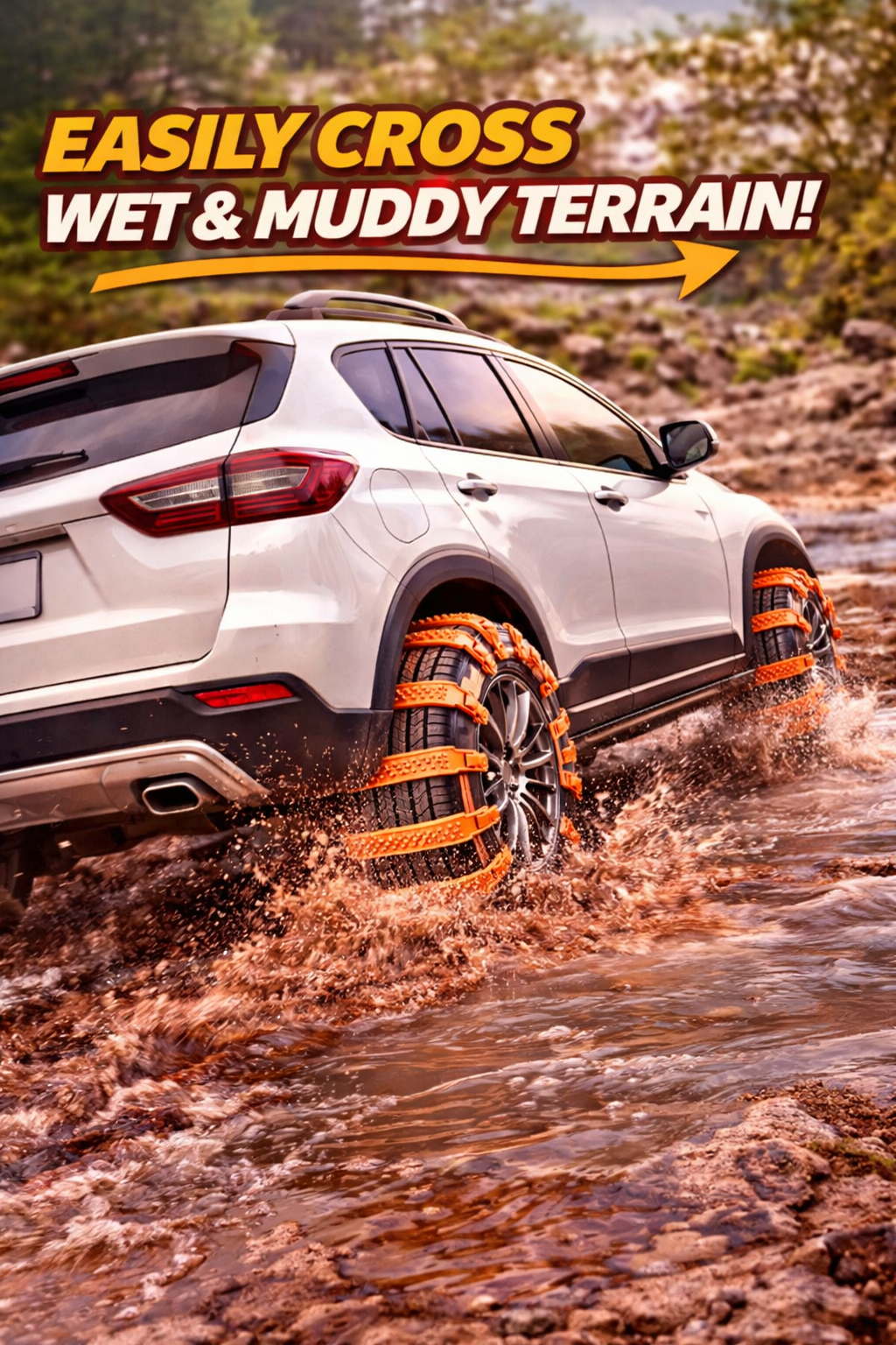 All terrain Anti Skid Tire Grip / SUV tire grip heavy duty / Anti-Skid Tire Chains for Cars & SUVs – Heavy-Duty All-Terrain Traction
