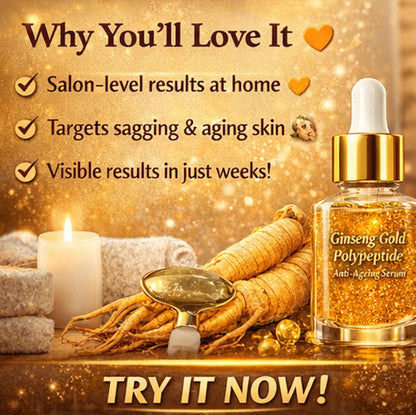 Ginseng Gold Polypeptide Anti-Ageing / Anti-wrinkle / Korean Anti-Ageing Essential Oil Serum
