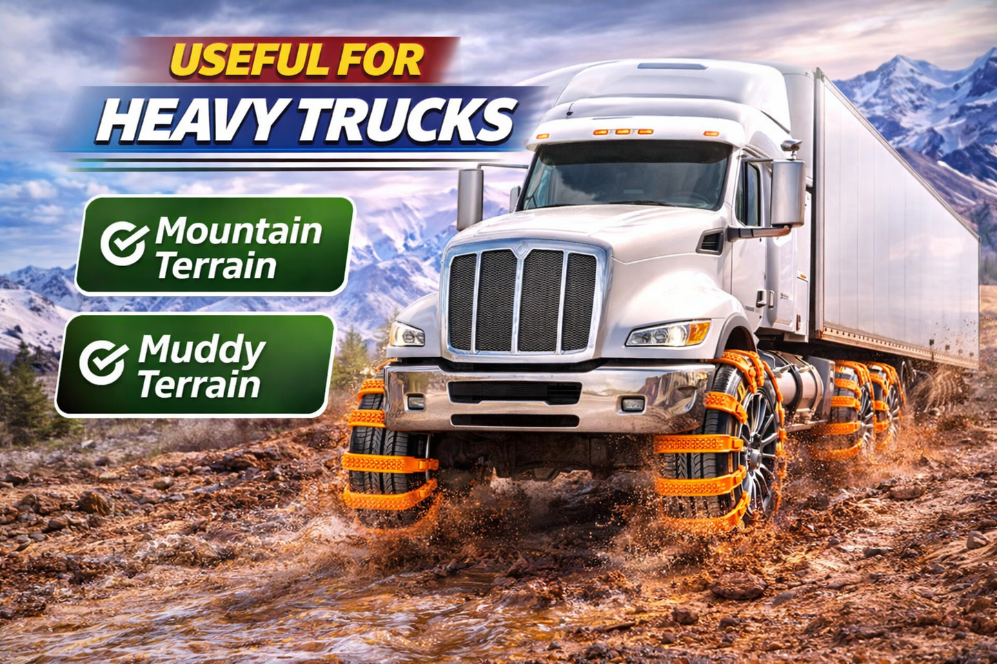 All terrain Anti Skid Tire Grip / SUV tire grip heavy duty / Anti-Skid Tire Chains for Cars & SUVs – Heavy-Duty All-Terrain Traction