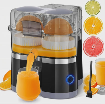 Electric Citrus Juicer with Dual Heads